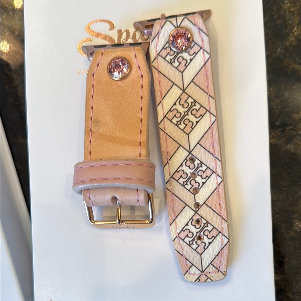 Spark*l Jekyll and Hyde Band Tory Burch Skinny Sivella size 2